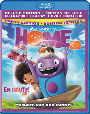 #ad HOME 3D DELUXE EDITION BLU RAY 3D BLU RAY DVD BLU RAY BILIN BLU RAY C $18.89