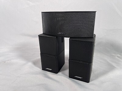 #ad Bose Lifestyle Jewel Mini Double Cube Speakers 2 Cubes And Horizontal Center $149.99
