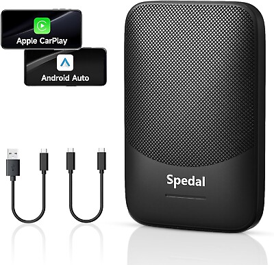 #ad Spedal C310 2 in 1 Wired to Wireless CarPlay amp; Android Auto Wireless Box Plug amp; $25.39