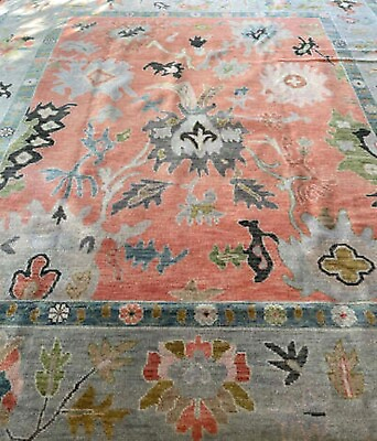 #ad Hand Knotted Turkish Oushak Rug 8x10 Traditional 100% Wool Area Carpets for Home $498.75