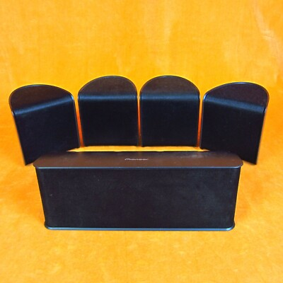 #ad Pioneer Speaker Set X 5 Front amp; Surround Black Speakers S 11 P TESTED $74.00