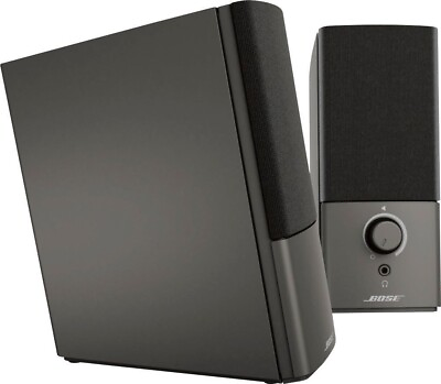 #ad NEW Bose Companion 2 Series III Multimedia Speaker System 2 Piece Black $119.99