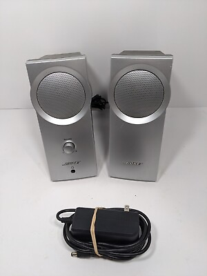 #ad Bose Companion 2 Multimedia Speaker System w Power Supply Working Tested $33.99