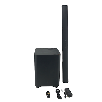 #ad JBL Bar 3.1 Channel Soundbar with Wireless Subwoofer Black #U6003 $114.59