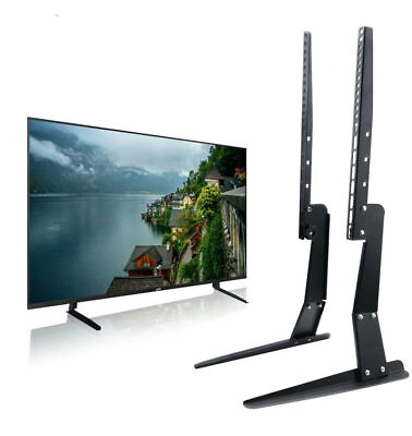 #ad Universal for 17 55quot; Flat Screen LCD TVs Premium Leg Stand Table Top TV Stand $33.91