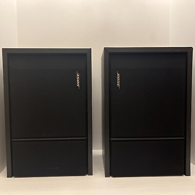 #ad Bose 201 Series III Main Stereo Speakers Direct Reflecting Matching Pair Black $68.00