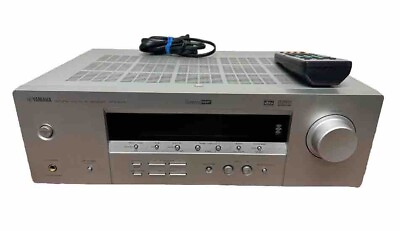 #ad Yamaha Natural Sound AV Receiver HTR 5835 Silver Surround Sound $99.00