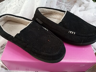 #ad Home Top Black Men#x27;s Slippers Size 10 $6.00