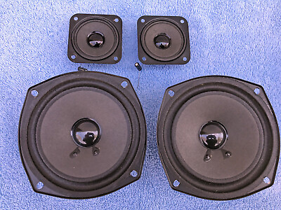 #ad Hornsonic 4quot; Mid Bass Driver w 2quot; EAH Tweeter 4 PC Lot Replacement Projects $18.99