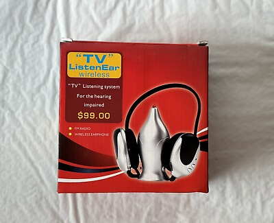 #ad TV ListenEar Wireless for the Hearing Impaired $59.99
