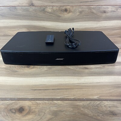 #ad Bose Solo TV Sound System Black w Remote Power Cord $69.99