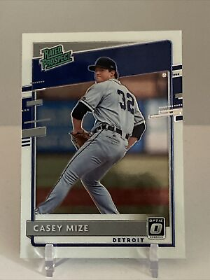 #ad 2020 Donruss Optic Baseball Casey Mize Rated Prospect Detroit Tigers #RP 4 $0.99