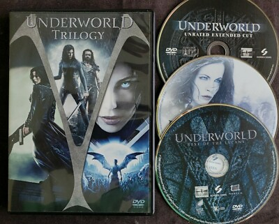 #ad Underworld Trilogy DVD 3 Disc Set Underworld Evolution amp; Rise of the Lycans $8.17