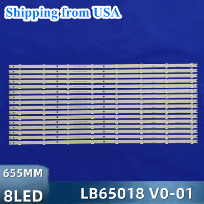 #ad NEW LB65018 LED Backlight Strips 16 For Vizio D65U D2 D65 D2 E65X C2 T650QVN05.0 $36.96