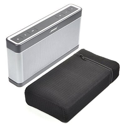 #ad Bose SoundLink III Case Lightweight amp; Slim Fit Water Resistant Zipper Porta... $20.75