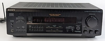 #ad Sony Home Theater Receiver Model STR DE325 FM Stereo DOLBY Surround TESTED $99.97