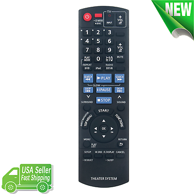 #ad #ad N2QAYB000359 Replace Remote control for Panasonic Home Theater SA PT673 SB HS470 $12.99