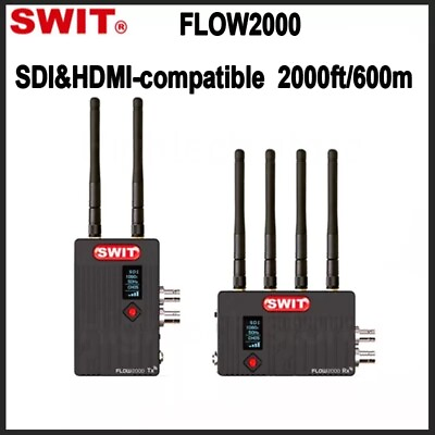 #ad SWIT FLOW2000 2000ft 3G SDIamp;HDMI HD Wireless Transmission System 600m Distance $2117.55
