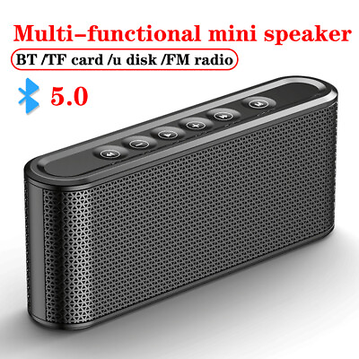 #ad Wireless Bluetooth Speaker Portable Subwoofer USB TF FM Stereo Bass Speakers $29.39