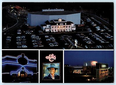 #ad BRANSON Missouri MO Night Neon GRAND PALACE Mel Tillis Theater 5quot;x7quot; Postcard $6.78