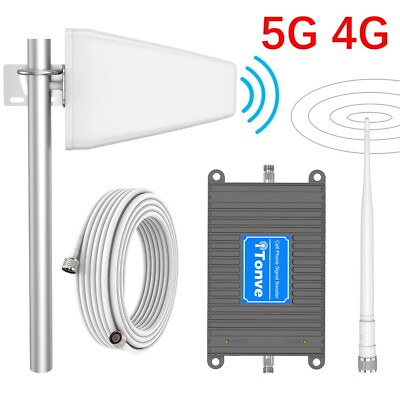 #ad Cell Phone Signal Booster Verizon Home 5G 4G LTE Band 13 Cell Signal Booster $44.49