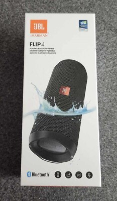 #ad JBL Flip 4 Bluetooth Portable Speaker Black JBLFLIP4BLK $49.95