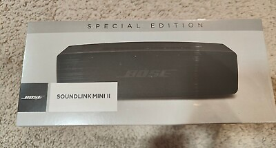 #ad NEW Bose SoundLink Mini II Special Edition Speaker Triple Black $149.95