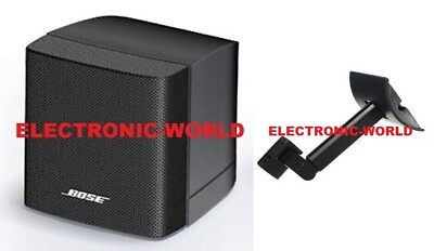#ad MINT Bose Freespace Single Cube Black Speaker amp; Bose Ceiling Bracket lifestyle $84.99