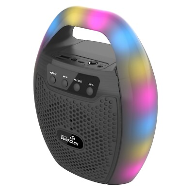 #ad Bluetooth Speaker Mini Portable AUX SD TF FM Radio Indoor Outdoor Lights SF123 $15.99