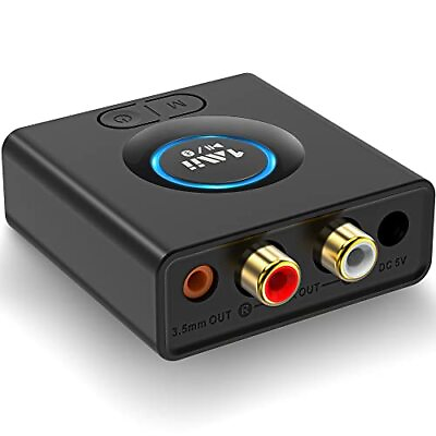 #ad Bluetooth 5.0 Audio Receiver Wireless Audio Adapter For Home Stereo Music Stream $35.86