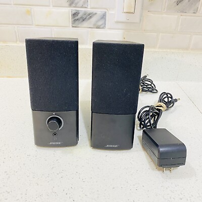 #ad Bose Companion 2 Series III Multimedia Speaker System Black w Power Adapter $39.00