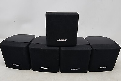 #ad #ad Bose Acoustimass 6 Series III Cube Speakers Black surround Lot 5 Tested $59.96