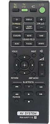 #ad RM ANP115 Replace Remote Control RMANP115 Fit for Sony Soundbar Sound Bar $18.99