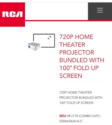 #ad 720P HOME THEATER PROJECTOR BUNDLED WITH 100″ FOLD UP SCREEN $74.99