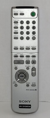 #ad Sony AV System Remote Control Authentic Original Tested Working $49.93