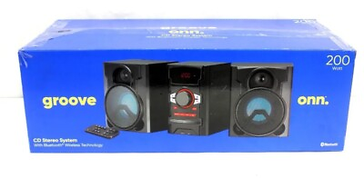 #ad #ad 100W Home Audio System Shelf Stereo Bluetooth CD USB Boombox with Remote $82.00