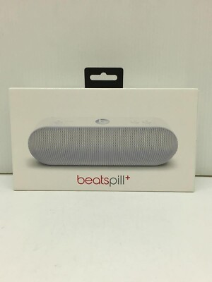 #ad Beats Pill Plus ML4P2PA A Portable Wireless Bluetooth Speaker White Used F S $131.99