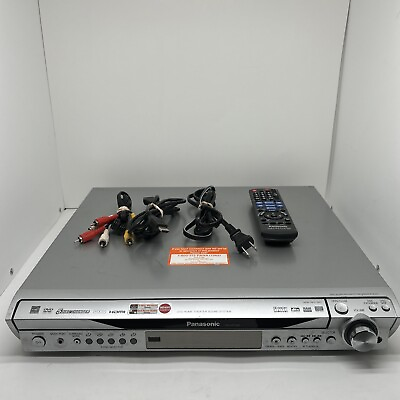 #ad Panasonic SA HT940 5 Disc Changer Surround Sound System DVD Player Remote Cables $127.49