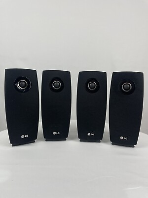 #ad LG Speakers SB94SA S Set Of 4 With Cords Tested $28.53