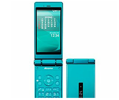 #ad SHARP AQUOS KEITAI SH 06G Android Flip Phone Unlocked Blue Green Japan $88.00