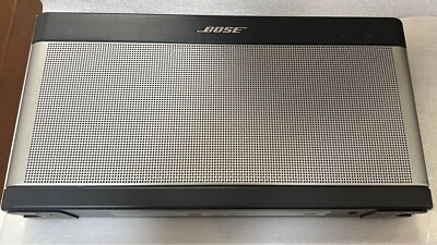 #ad #ad Bose SoundLink III Sound Link 3 Bluetooth Portable Speaker Silver With Box $229.00