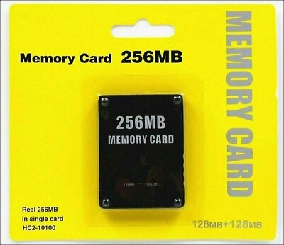 #ad 256MB 128MB Megabyte Memory Card for Sony PlayStation 2 PS2 Slim Game Console $5.99