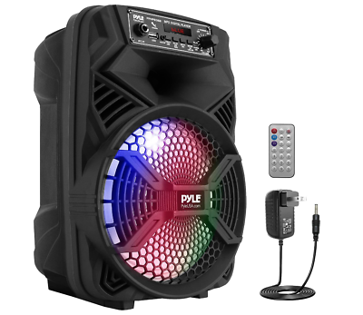 #ad Pyle 8quot; Portable Bluetooth Speaker System Model: PPHP836B A153 $39.99