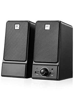 #ad OROW USB Computer SpeakersHi Fi Stereo External Speakers for PC16W Desktop ... $45.05
