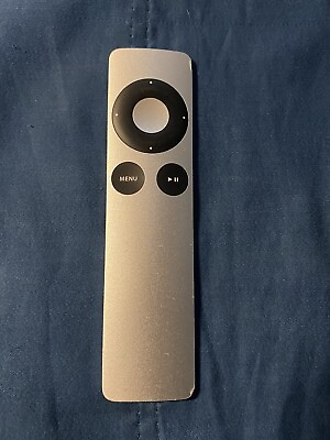 #ad APPLE TV REMOTE OEM A1294 FOR 2ND 3RD GENERATION APPLE TV SILVER $7.00