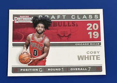 #ad COBY WHITE 2019 20 Panini Contenders Draft Class Chicago Bulls #7 RC Rookie $2.50