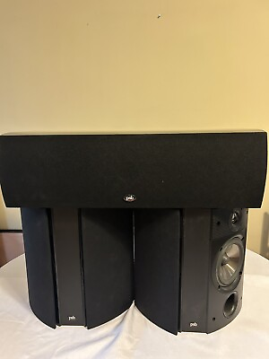 #ad PSB Image S5 Surround Speakers Pair PSB Stratus GC1 Center Speaker W Cords $500.00
