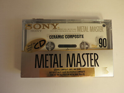 #ad Sony Metal Master MTL MST90c Ceramic Composite Cassette Tape Type IV 90 Sealed $124.99