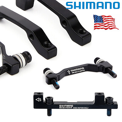 #ad Shimano Post Mount Brake Adapter Black 180mm 203mm PM MTB Road Bike Adapter $12.90