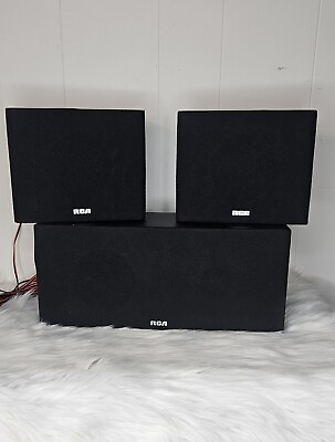 #ad RCA SP 9900 Home Speakers Main and 2 Surround Speakers USED $25.00